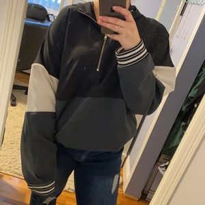 AVIA Plus 1/4 Zip Colorblock Pullover Windbreaker